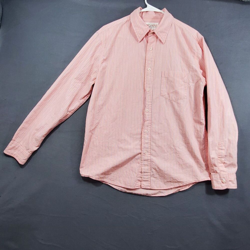 Aeropostale Mens Shirt Buttondown Size M Pink Slim Fit
